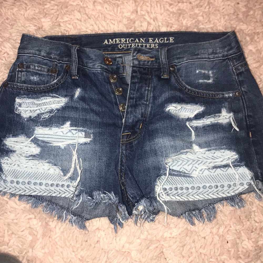 American eagle denim shorts